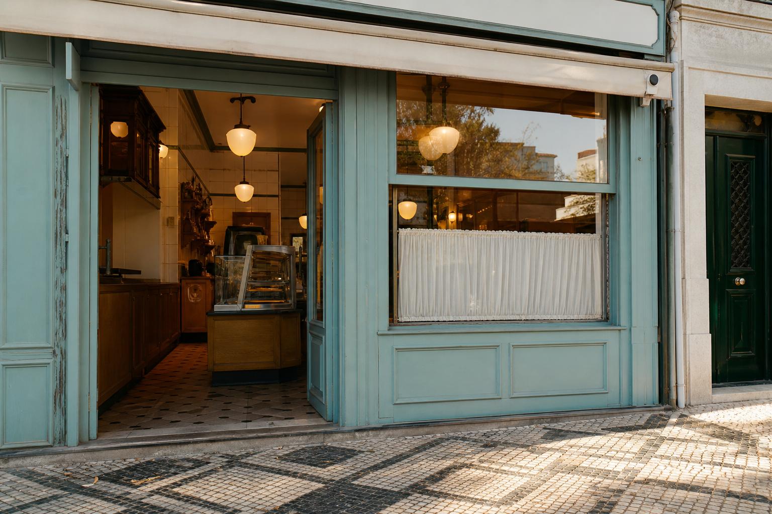 Lisbon pastelaria at Rua Verde Pastelaria